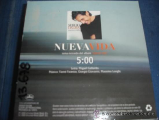 CDs de m&uacute;sica: SERGIO DALMA NUEVA VIDA   PROMO  CD SINGLE - Foto 2