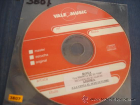 CDs de m&uacute;sica: ROSA   LA ESENCIA DE TU VOZ  ADVANCE CD-SINGLE - Foto 1