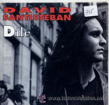 CDs de m&uacute;sica: DAVID SANTISTEBAN / DILE (CD SINGLE CART&Oacute;N 1995) - Foto 1