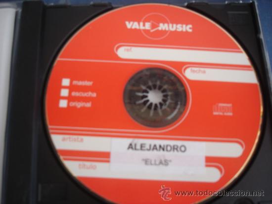 CDs de m&uacute;sica: ALEJANDRO   ELLAS  ADVANCE CD-SINGLE - Foto 2
