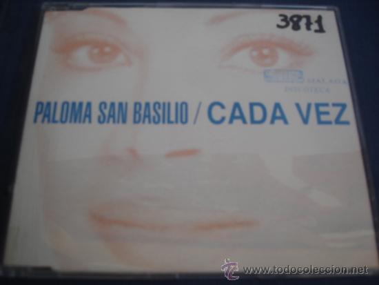 CDs de m&uacute;sica: PALOMA SAN BASILIO   CADA VEZ  PROMO CD-SINGLE - Foto 1