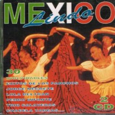 CDs de Música: MEXICO LINDO - DOBLE CD 1996. Lote 37240050
