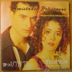 CDs de Música: CD PROMOCIONAL DE TELEPIZZA. AMISTADES PELIGROSAS. 4 TEMAS + 1 VÍDEO-CLIP.. Lote 37271312