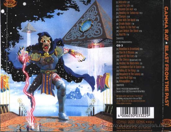 CDs de m&uacute;sica: Gamma Ray ?&ndash; Blast From The Past cd doble - Foto 2