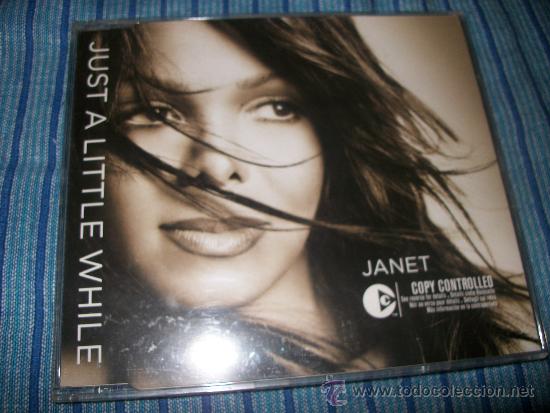 CDs de m&uacute;sica: PROMO CD - JANET JACKSON - JUST A LITTLE WHILE - 3 TRACKS ouyeah - Foto 1