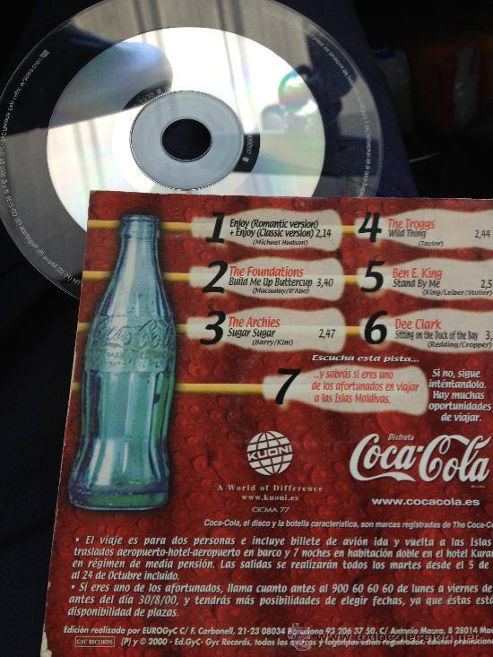CDs de m&uacute;sica: CD promocional de Coca-Cola. Grandes &eacute;xitos de los 60. - Foto 3