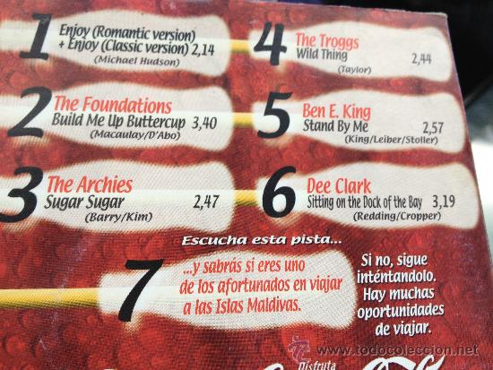 CDs de m&uacute;sica: CD promocional de Coca-Cola. Grandes &eacute;xitos de los 60. - Foto 4