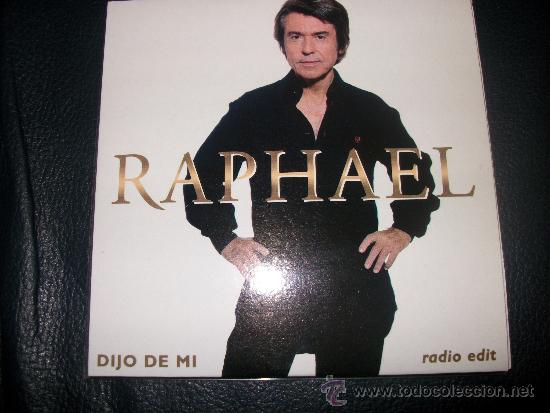 CDs de m&uacute;sica: PROMO CD - RAPHAEL - DIJO DE MI - Foto 1