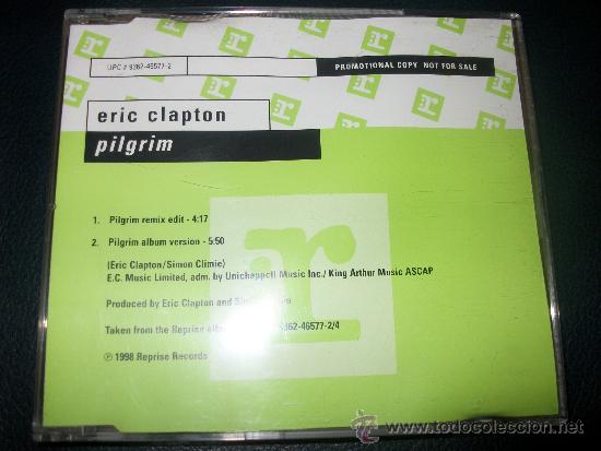 CDs de m&uacute;sica: PROMO CD - ERIC CLAPTON - PILGRIM - 2 TRACKS - Foto 1