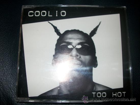 CDs de m&uacute;sica: PROMO CD - COOLIO - TOO HOT  - 2 TRACKS - Foto 1