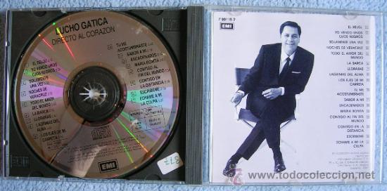 CDs de m&uacute;sica: LUCHO GATICA - DIRECTO AL CORAZON. - CD CON SUS GRANDES EXITOS -. - Foto 3