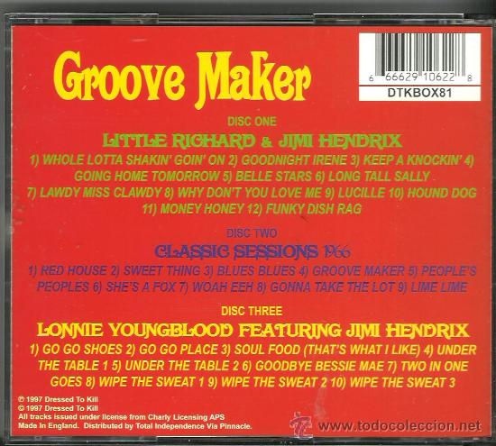CDs de m&uacute;sica: jimy hendrix - triple cd edicion limitada groove maker - Foto 2