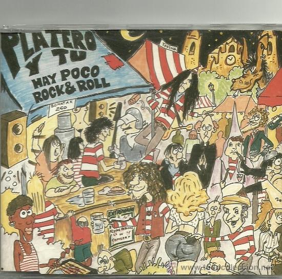 CDs de m&uacute;sica: PLATERO Y TU. Hay poco rock & roll (cd single 1994) - Foto 1