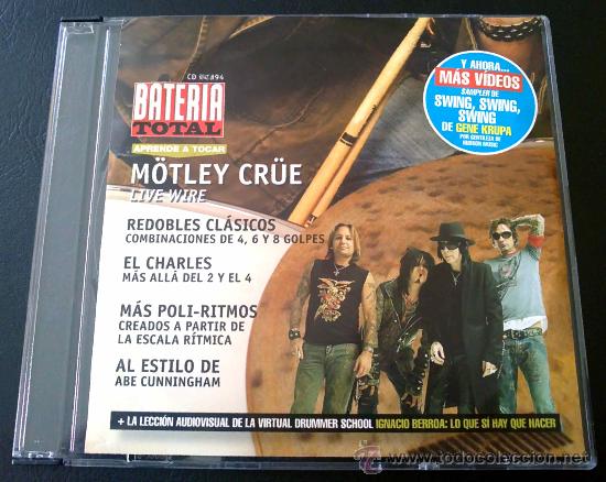 CDs de m&uacute;sica: M&Ouml;TLEY CR&Ucirc;E, BATER&Iacute;A TOTAL - CD - Foto 1