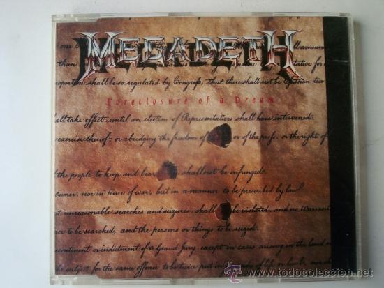 CDs de m&uacute;sica: Megadeth - Foreclosure of a Dream - Foto 1