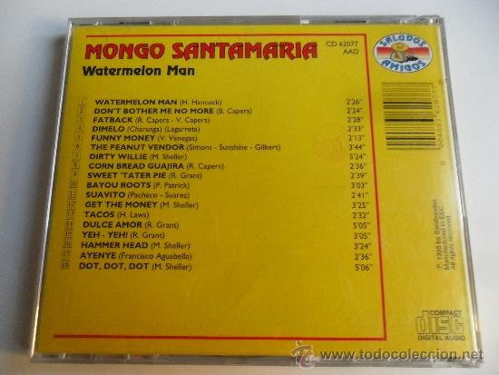 CDs de m&uacute;sica: MONGO SANTAMARIA . WATERMELON MAN - Foto 2