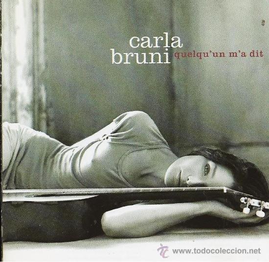 CDs de m&uacute;sica: CARLA BRUNI. QUELQU&acute;UN M&acute;A DIT. CD - Foto 1