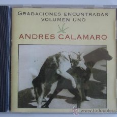 CDs de Música: ANDRES CALAMARO - GRABACIONES ENCONTRADAS VOLUMEN UNO. Lote 37723947
