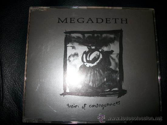 CDs de m&uacute;sica: PROMO CD - MEGADETH - TRAIN OF CONSEQUENCES - Foto 1