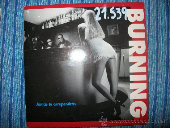 CDs de m&uacute;sica: PROMO CD SINGLE - BURNING - JAMAS TE ARREPENTIRAS - Foto 1