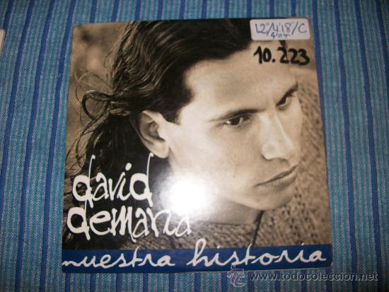 CDs de m&uacute;sica: PROMO CD SINGLE - DAVID DEMARIA - NUESTRA HISTORIA - Foto 1