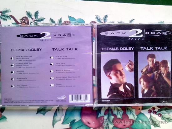CDs de m&uacute;sica: Thomas Dolby / Talk Talk ?&ndash; Back 2 Back Hits - Foto 1