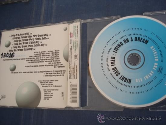 CDs de m&uacute;sica: RIGHT SAID FRED  LIVING ON A DREAM - Foto 2