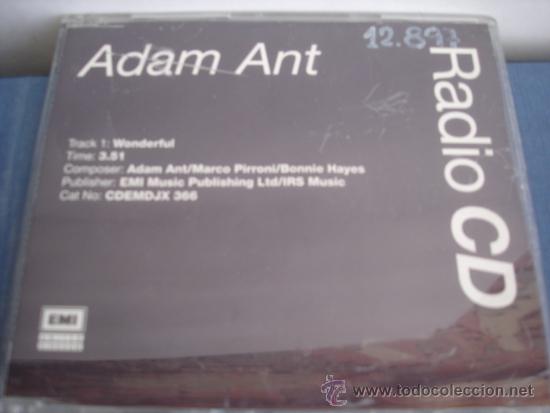 CDs de m&uacute;sica: ADAM ANT   WONDERFUL  PROMO CD-SINGLE - Foto 1