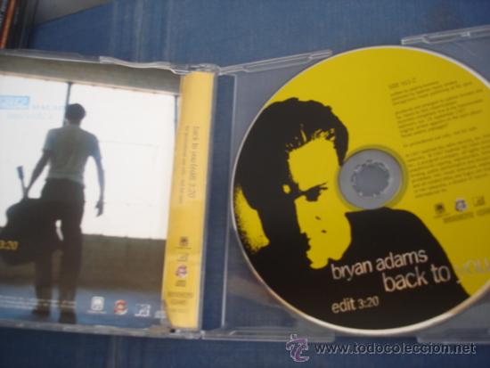 CDs de m&uacute;sica: BRYAN ADAMS   BACK TO YOU  PROMO CD-SINGLE - Foto 2