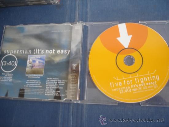 CDs de m&uacute;sica: FIVE FOR FIGHTING   SUPERMAN (IT&acute;S NOT EASY)  PROMO CD-SINGLE - Foto 2