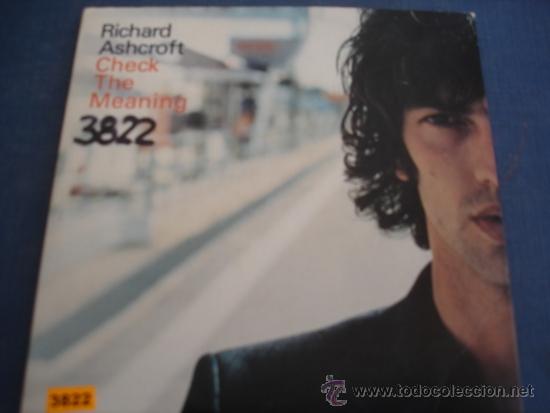 CDs de m&uacute;sica: RICHARD ASHCROFT  CHECK THE MEANING  PROMO CD SINGLE - Foto 1