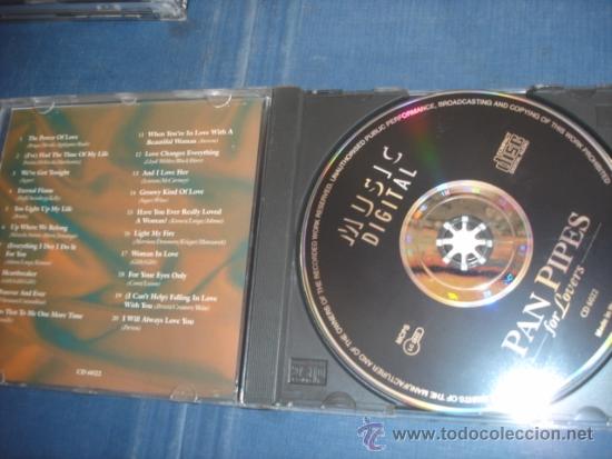CDs de m&uacute;sica: PAN PIPES  FOR LOVERS  20 TRACKS - Foto 2