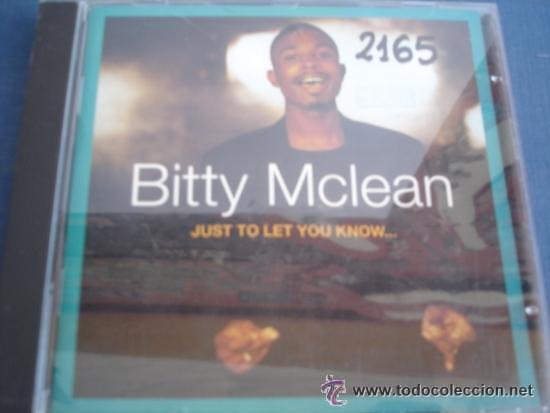 CDs de m&uacute;sica: BITTY McLEAN  JUST TO LET YOU KNOW - Foto 1