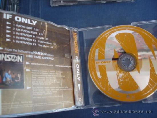 CDs de m&uacute;sica: HANSON  IF ONLY  PROMO CD 5 TRACKS - Foto 2