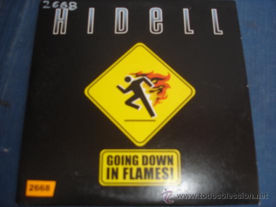 CDs de m&uacute;sica: HIDELL   GOING DOWN IN FLAMES!  promo cd-single 1+1 - Foto 1