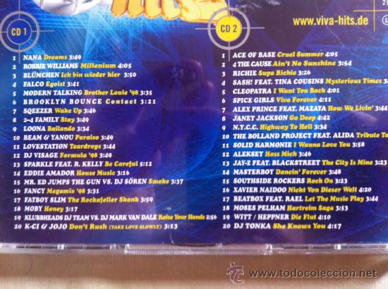 CDs de m&uacute;sica: CD DOBLE-VIVA HITS 2-VARIOS - Foto 2