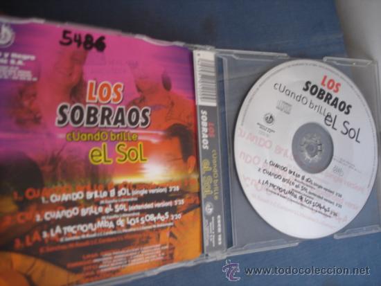 CDs de m&uacute;sica: LOS SOBRAOS    CUANDO BRILLE EL SOL  CD-MAXI 1+2 - Foto 2