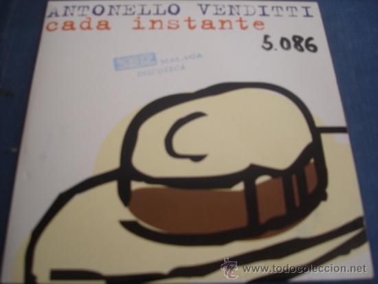 CDs de m&uacute;sica: ANTONELLO VENDITTI   CADA INSTANTE  cd-single - Foto 1