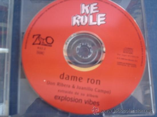 CDs de m&uacute;sica: KE RULE  DAME RON  PROMO CD SINGLE - Foto 1