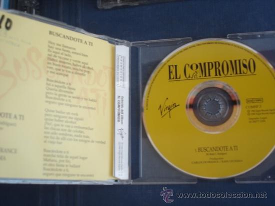 CDs de m&uacute;sica: EL COMPROMISO BUSCANDOTE A TI  PROMO CD SINGLE - Foto 2