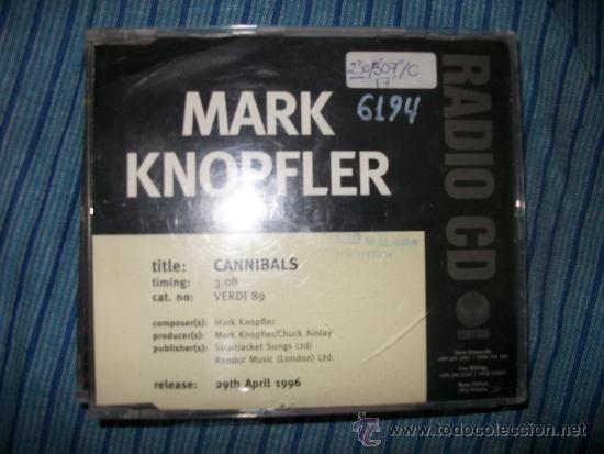 CDs de m&uacute;sica: PROMO CD SINGLE - MARK KNOPFLER - CANNIBALS - Foto 1