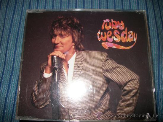 CDs de m&uacute;sica: PROMO CD SINGLE - ROD STEWART - RUBY TUESDAY - 4 TRACKS - Foto 1