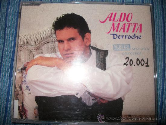 CDs de m&uacute;sica: PROMO CD SINGLE - ALDO MATTA - DERROCHE - Foto 1