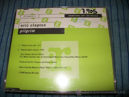 CDs de m&uacute;sica: PROMO CD SINGLE - ERIC CLAPTON - PILGRIM - 2 TRACKS - Foto 1