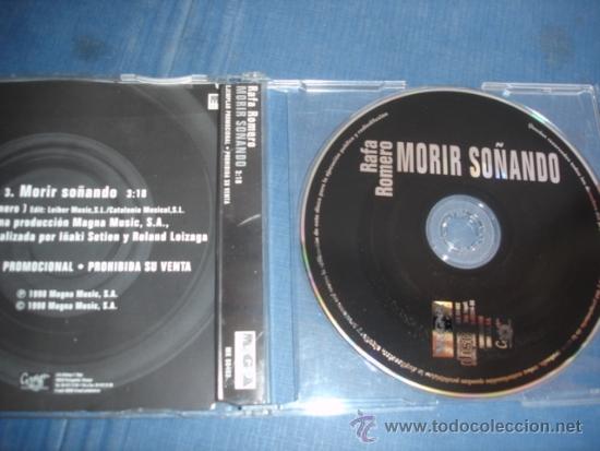 CDs de m&uacute;sica: RAFA ROMERO  MORIR SO&Ntilde;ANDO  PROMO CD SINGLE - Foto 2