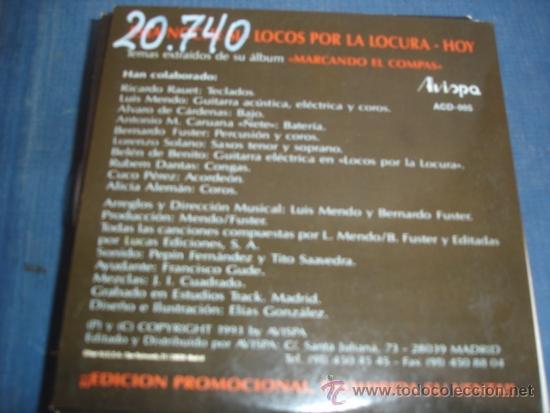 CDs de m&uacute;sica: RACHA  MARCANDO EL COMPAS  PROMO CD SINGLE 3 TRACKS - Foto 2
