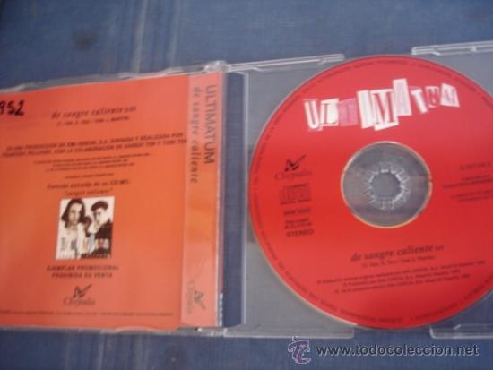 CDs de m&uacute;sica: ULTIMATUM  DE SANGRE CALIENTE  PROMO CD SINGLE - Foto 2