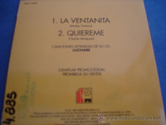CDs de m&uacute;sica: MICKEY TAVERAS  LA VENTANITA +1  PROMO CD SINGLE - Foto 2