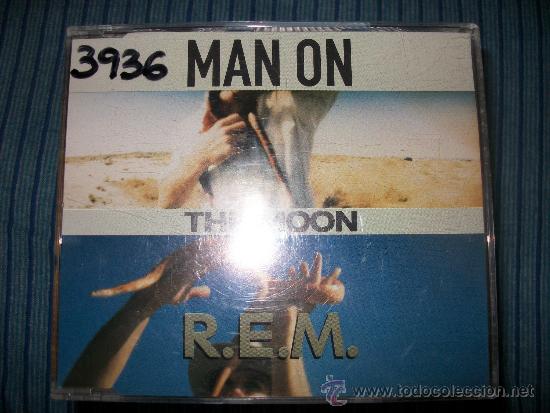 CDs de m&uacute;sica: PROMO CD SINGLE - REM / R E M - MAN ON THE MOON - Foto 1