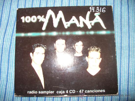 CDs de m&uacute;sica: PROMO DIGIPACK CD - 100 % MANA - 4 TRACKS - Foto 1